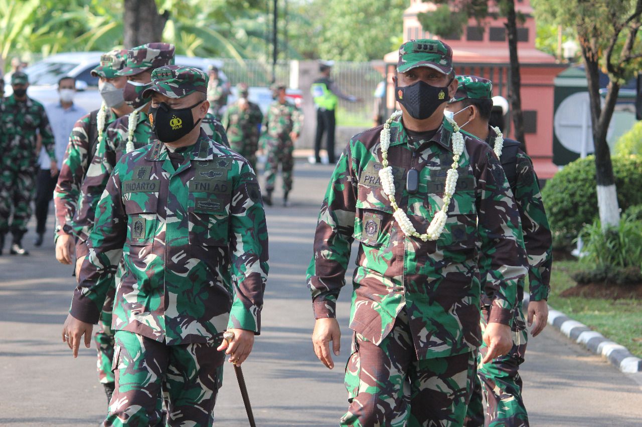 Dandim 0722/Kudus Letkol Kav Indarto Sambut Kedatangan Tim Penilai Binter Pusterad